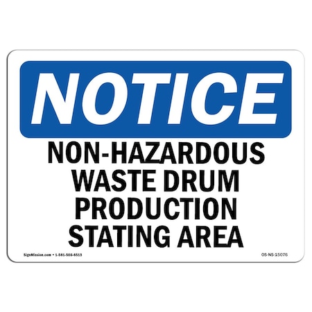 OSHA Notice, 10 Height, 14 Width, Aluminum